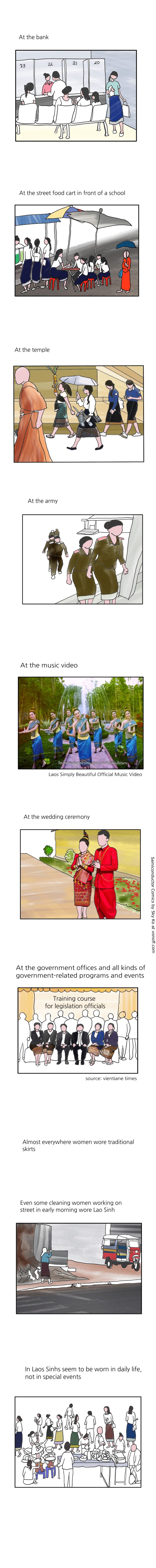 skyko comics about lao skirt called lao sinh-Do laos women really love to wear sinh?-page6 