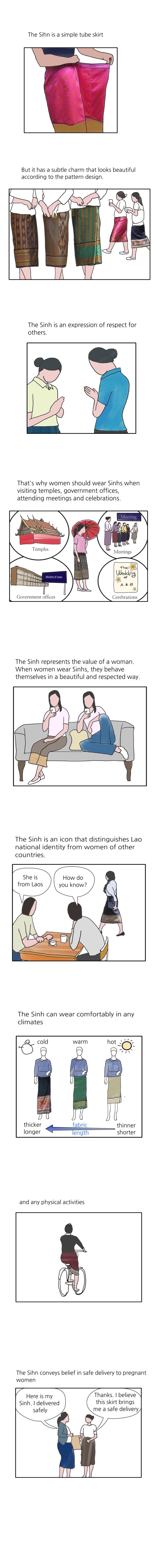 skyko comics about lao skirt called lao sinh-Do laos women really love to wear sinh?-page7 